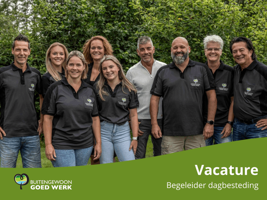 Vacature Begeleider Dagbesteding